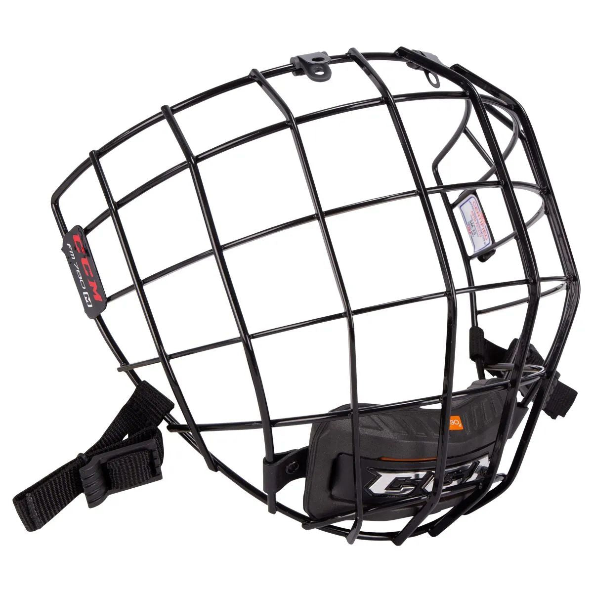 CCM Gitter Eishockeyhelm FM780 Cage schwarz S-L senior
